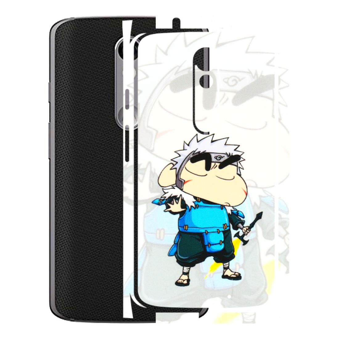 Motorola Phone Skins (All Models) - Angry Young Shinchan - 3D Embossed Finish (L-226) Motorola Moto X Force