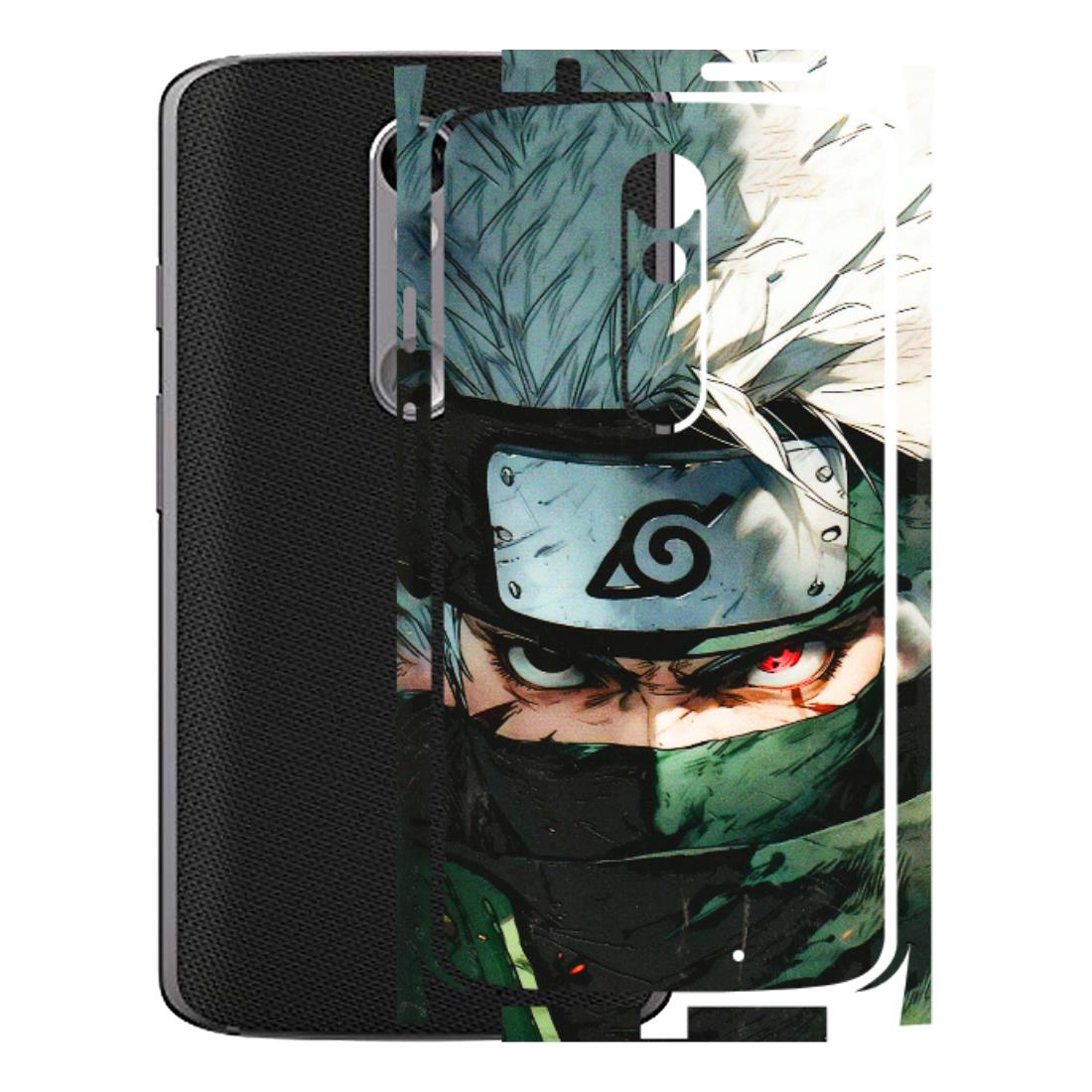 Motorola Phone Skins (All Models) - Kakashi Red Eye Focus - 3D Embossed Finish (L-227) Motorola Moto X Force