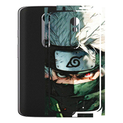 Motorola Phone Skins (All Models) - Kakashi Red Eye Focus - 3D Embossed Finish (L-227) Motorola Moto X Force