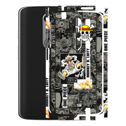 Motorola Phone Skins (All Models) - Cuffy Anime MonkeyCamic - 3D Embossed Finish (L-242) Motorola Moto X Force