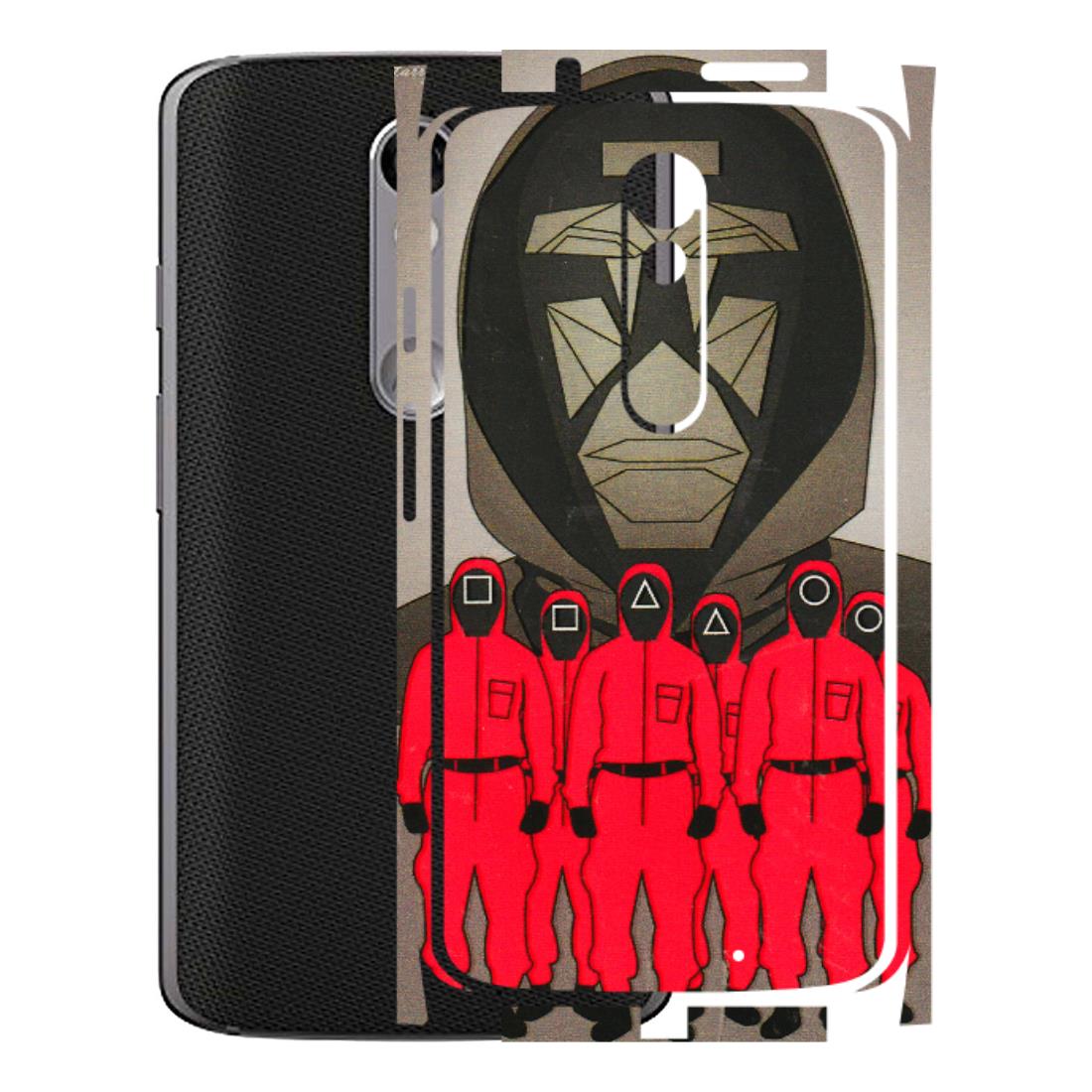 Motorola Phone Skins (All Models) - Squid Game Hero - 3D Embossed Finish (L-245) Motorola Moto X Force