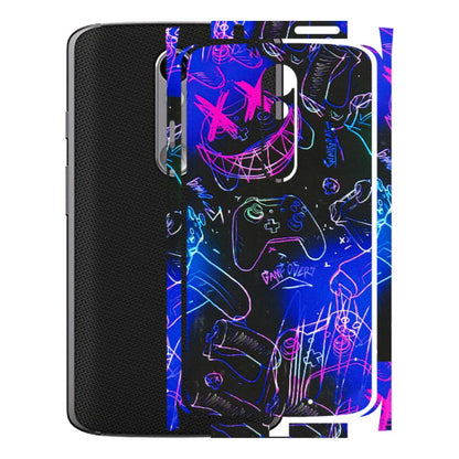 Motorola Phone Skins (All Models) - Gamers Paradise - 3D Embossed Finish (L-258) Motorola Moto X Force