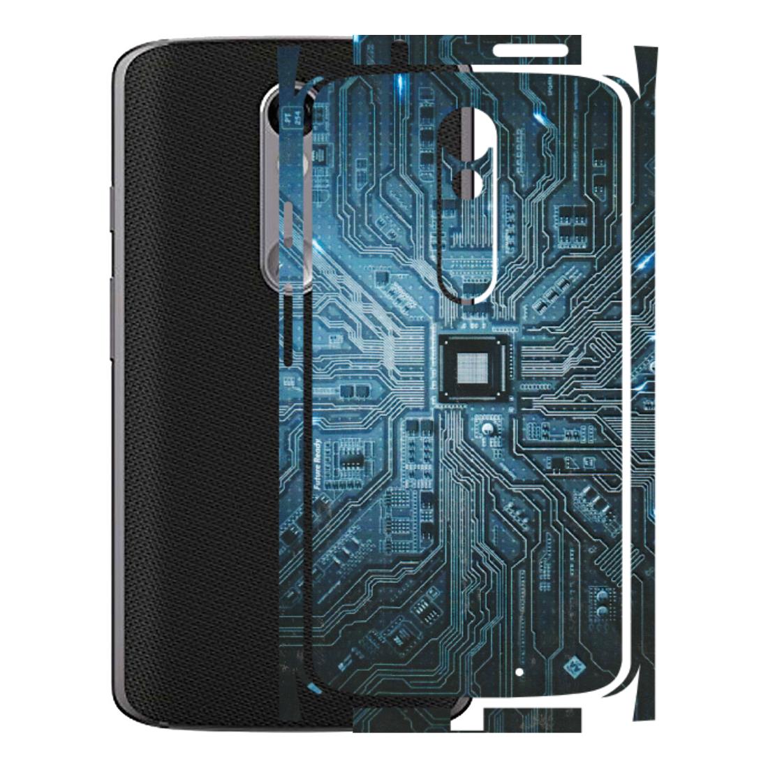Motorola Phone Skins (All Models) - Original Circuit - 3D Embossed Finish (L-267) Motorola Moto X Force