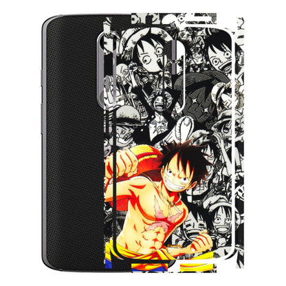 Motorola Phone Skins (All Models) - Anime Comics Games Doodles - 3D Embossed Finish (L-27) Motorola Moto X Force