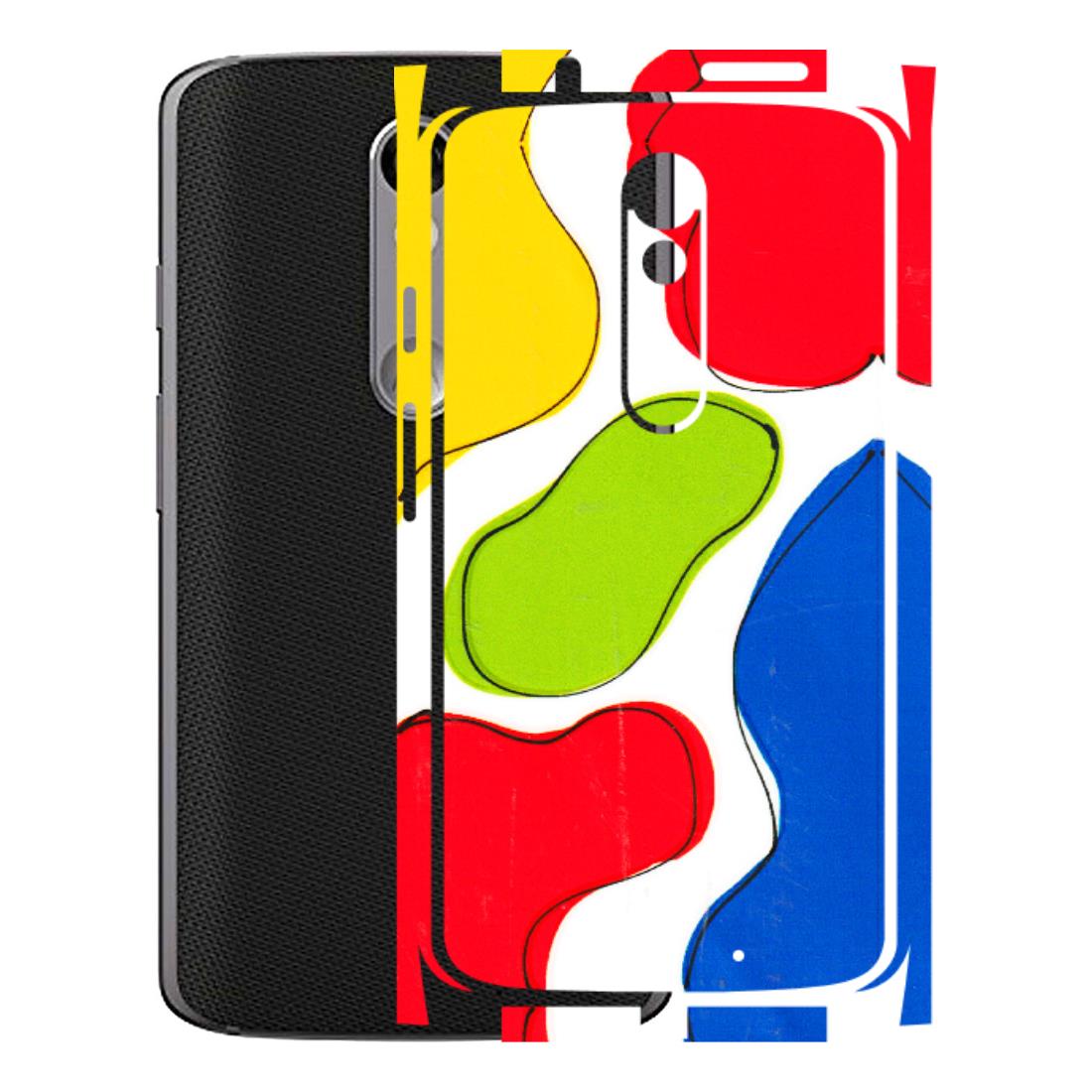 Motorola Phone Skins (All Models) - RGB Colour Paint - 3D Embossed Finish (L-284) Motorola Moto X Force