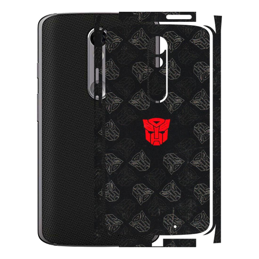 Motorola Phone Skins (All Models) - Transformers Devastation - 3D Embossed Finish (L-301) Motorola Moto X Force