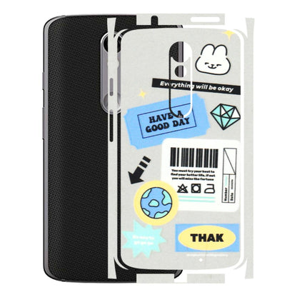 Motorola Phone Skins (All Models) - Will Be Okay Design - 3D Embossed Finish (L-316) Motorola Moto X Force
