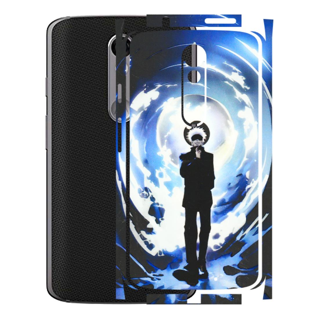 Motorola Phone Skins (All Models) - Jujustu Kaisen Anime Manga - 3D Embossed Finish (L-317) Motorola Moto X Force