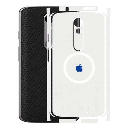 Motorola Phone Skins (All Models) - iPhone Magsafe Logo - 3D Embossed Finish (L-320) Motorola Moto X Force