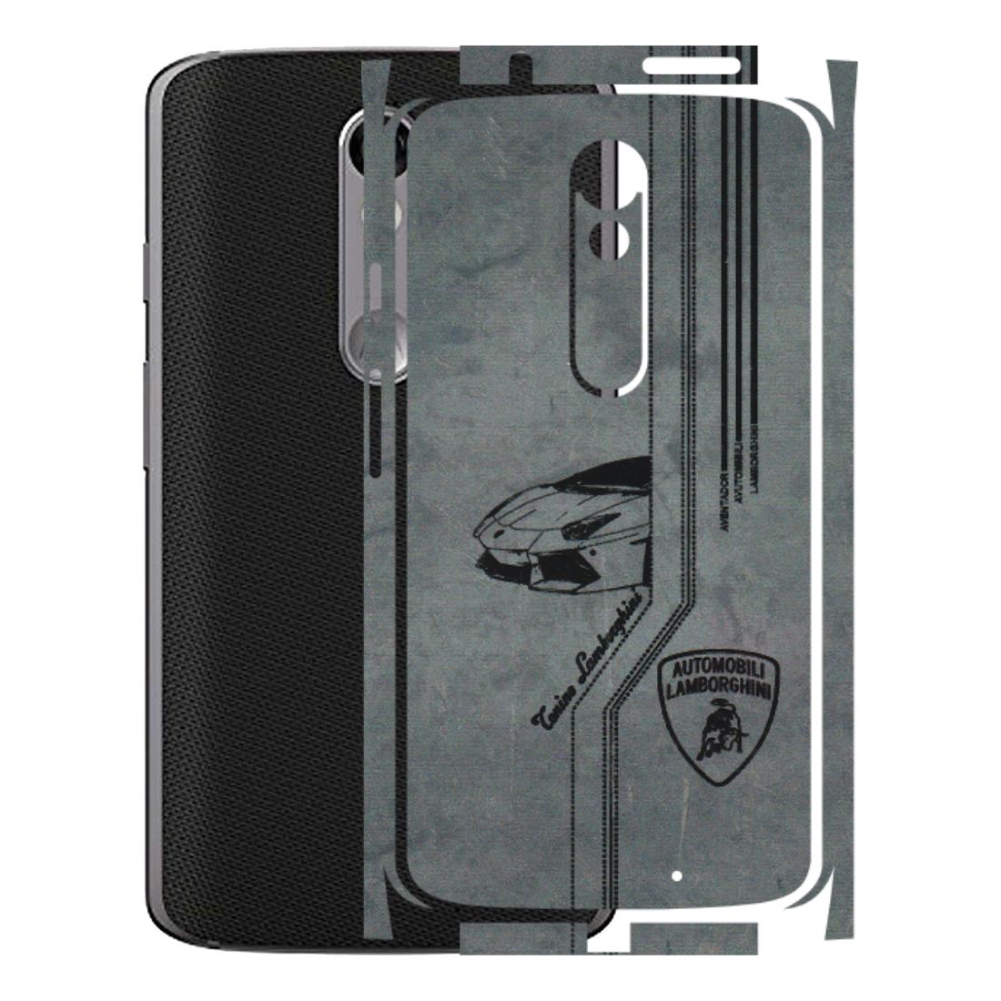 Motorola Phone Skins (All Models) - New Lamborgini Aventador - 3D Embossed Finish (L-321) Motorola Moto X Force