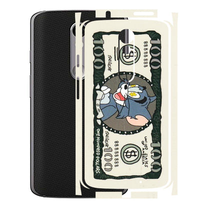Motorola Phone Skins (All Models) - Tom Hundred Dollar - 3D Embossed Finish (L-324) Motorola Moto X Force