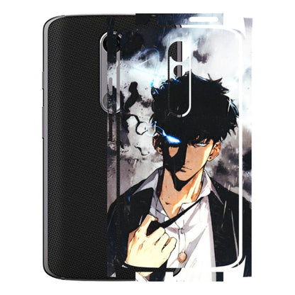 Motorola Phone Skins (All Models) - Sung Jinwoo Manhwa Anime - 3D Embossed Finish (L-328) Motorola Moto X Force