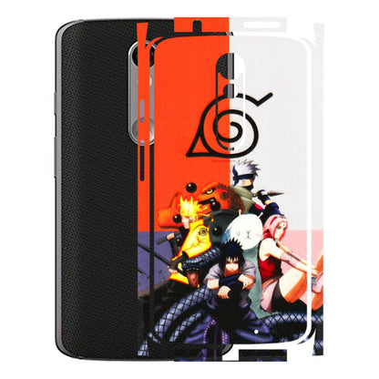 Motorola Phone Skins (All Models) - Naruto Final Fight - 3D Embossed Finish (L-33) Motorola Moto X Force