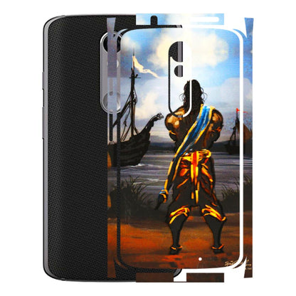 Motorola Phone Skins (All Models) - Heavenly God Figure - 3D Embossed Finish (L-34) Motorola Moto X Force