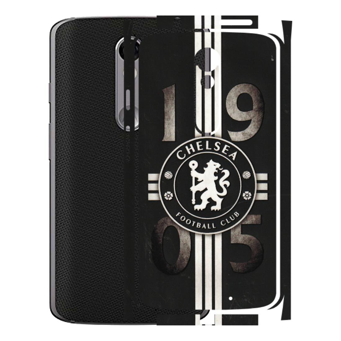 Motorola Phone Skins (All Models) - Chelsea Fan Club - 3D Embossed Finish (L-36) Motorola Moto X Force