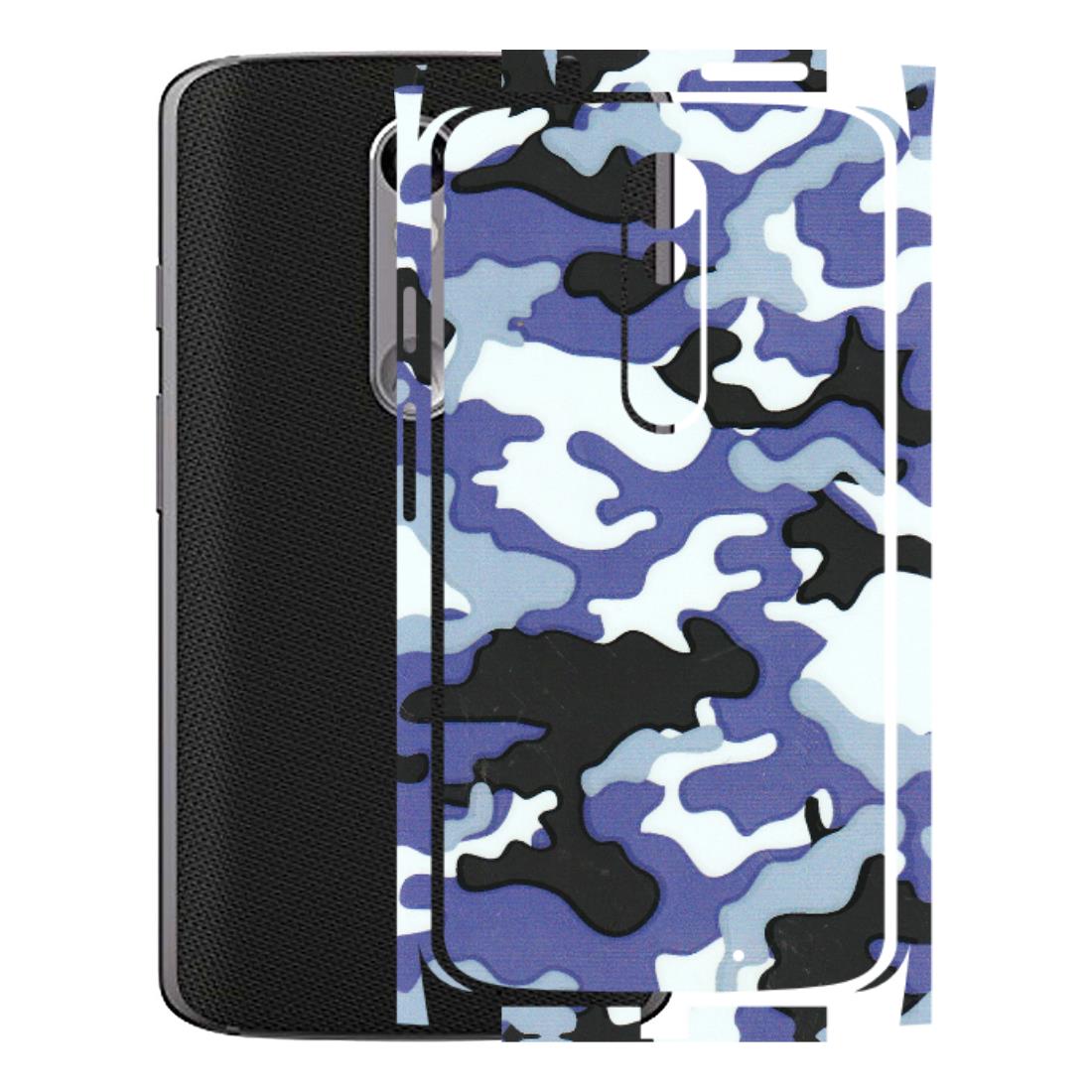 Motorola Phone Skins (All Models) - Powerfull Military Camoflauge - 3D Embossed Finish (L-49) Motorola Moto X Force