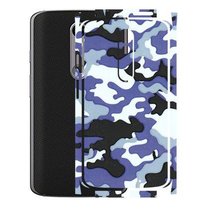 Motorola Phone Skins (All Models) - Powerfull Military Camoflauge - 3D Embossed Finish (L-49) Motorola Moto X Force