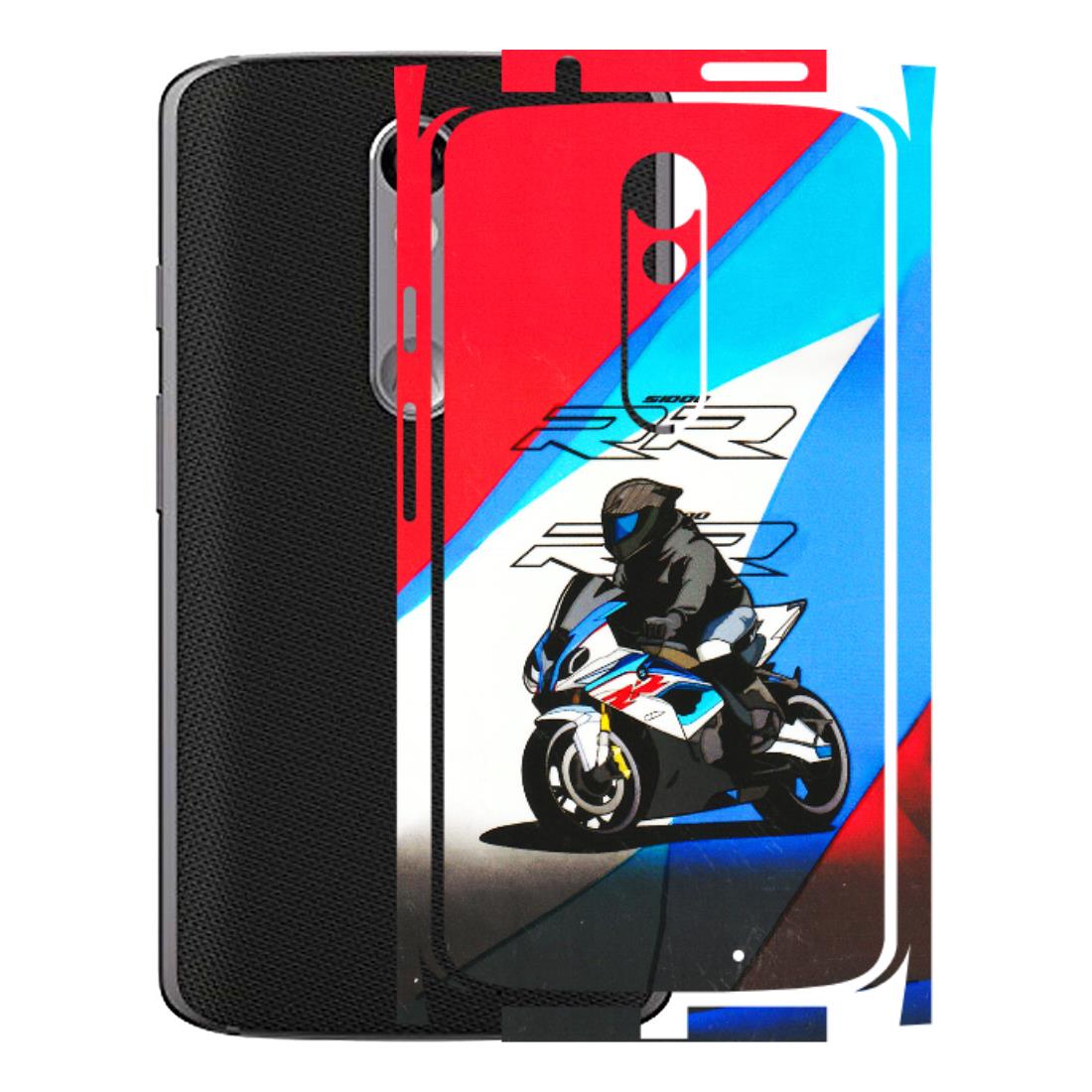 Motorola Phone Skins (All Models) - Bikers Love - 3D Embossed Finish (L-58) Motorola Moto X Force