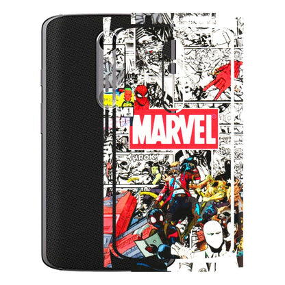 Motorola Phone Skins (All Models) - Marvel Colorful Comic - 3D Embossed Finish (L-64) Motorola Moto X Force