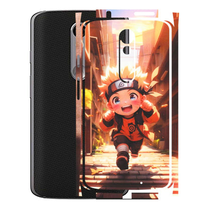 Motorola Phone Skins (All Models) - Naruto Cute Toon Running - Matte Finish (M-04) Motorola Moto X Force