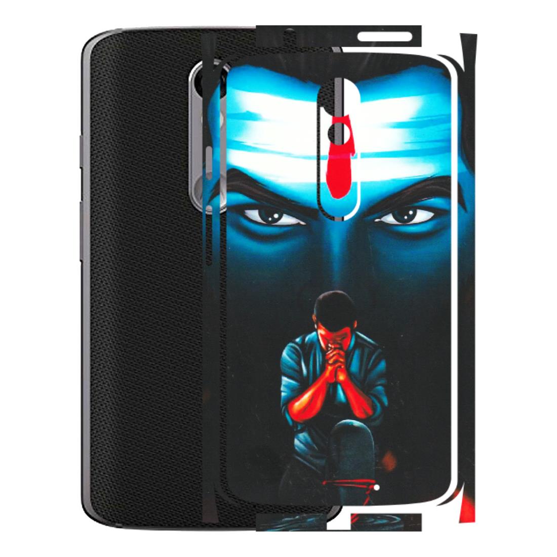 Motorola Phone Skins (All Models) - Mahakal Bhakt - Matte Finish (M-112) Motorola Moto X Force