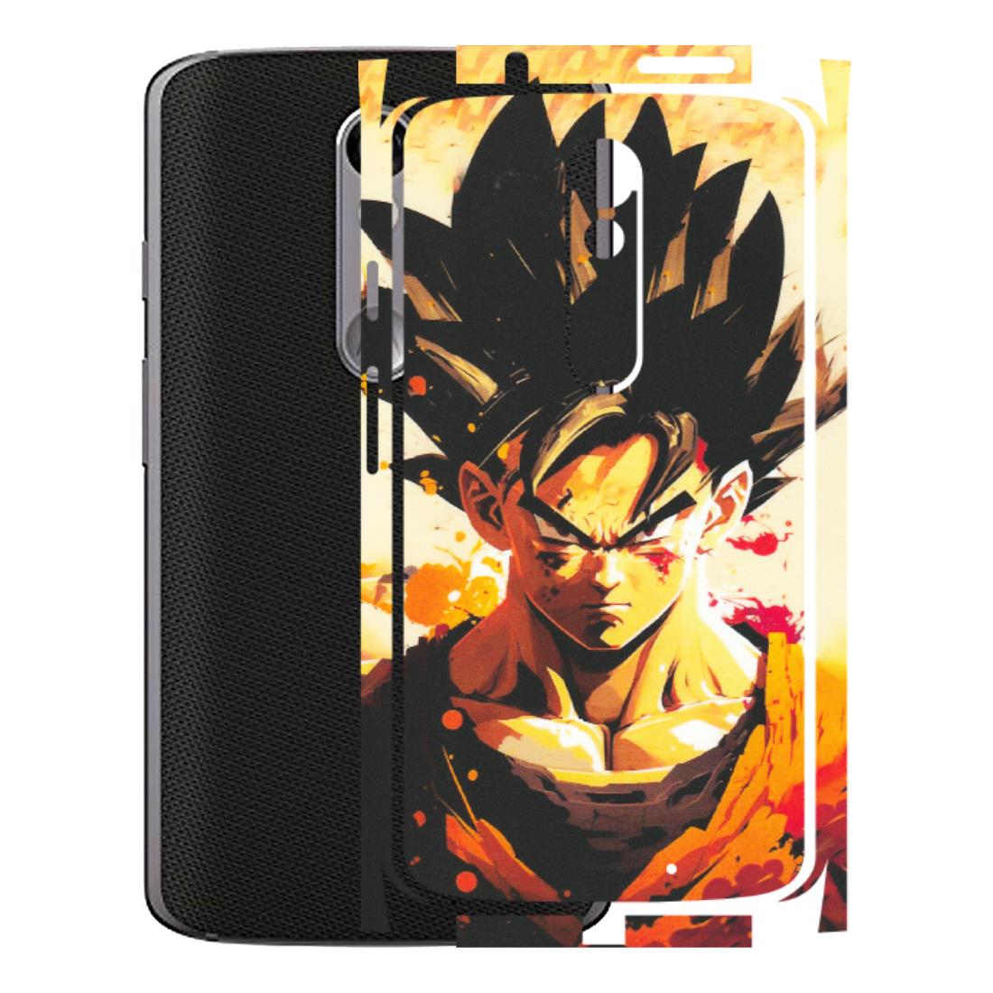 Motorola Phone Skins (All Models) - Angry Goku - Matte Finish (M-12) Motorola Moto X Force