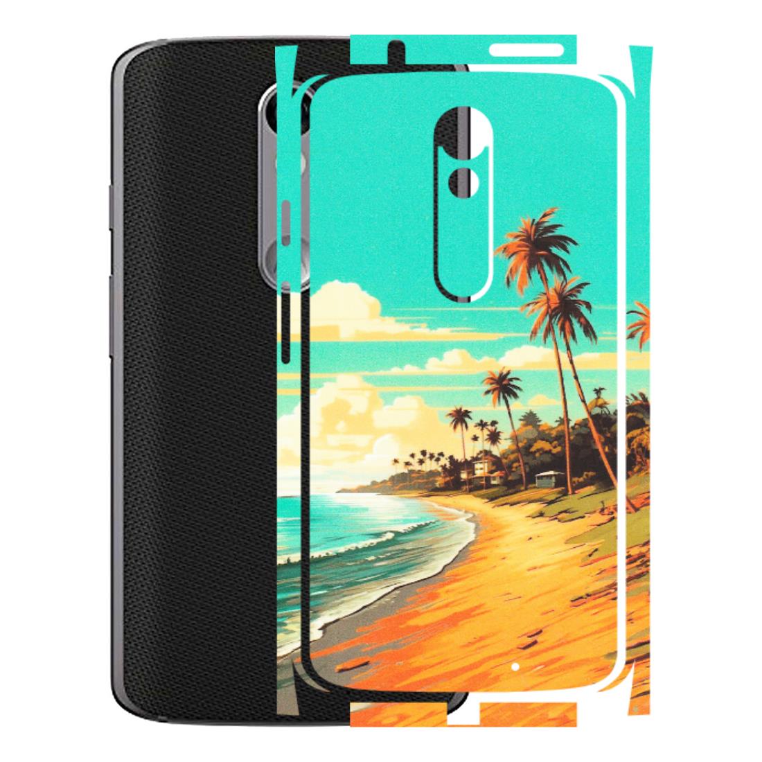 Motorola Phone Skins (All Models) - Miami Beach - Matte Finish (M-136) Motorola Moto X Force