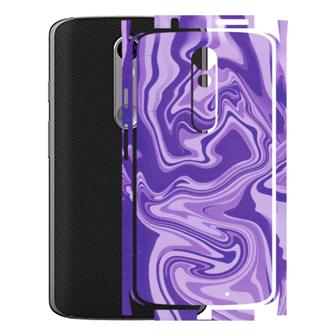 Motorola Phone Skins (All Models) - Hazy Purple Nights - Matte Finish (M-14) Motorola Moto X Force