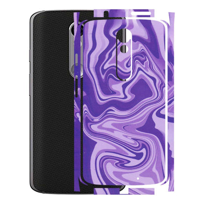 Motorola Phone Skins (All Models) - Hazy Purple Nights - Matte Finish (M-14) Motorola Moto X Force