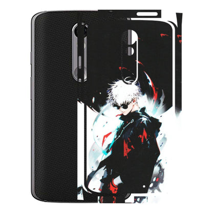 Motorola Phone Skins (All Models) - Gojo Powerful Charater Kaisen Anime - Matte Finish (M-144) Motorola Moto X Force