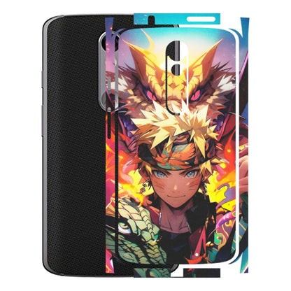 Motorola Phone Skins (All Models) - Angry Naruto Anime - Matte Finish (M-148) Motorola Moto X Force
