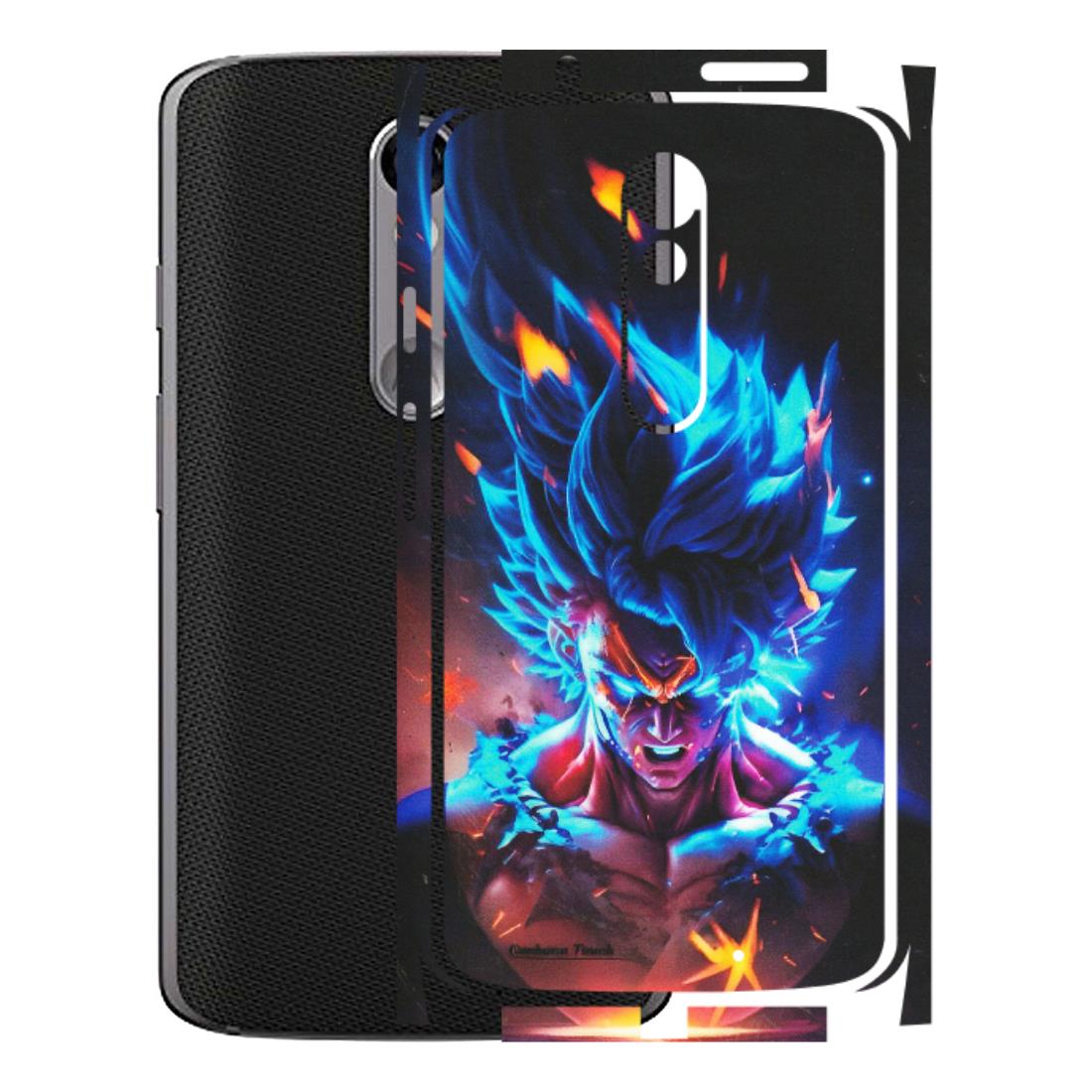Motorola Phone Skins (All Models) - Angry Goku Dragon Ball Anime - Matte Finish (M-150) Motorola Moto X Force