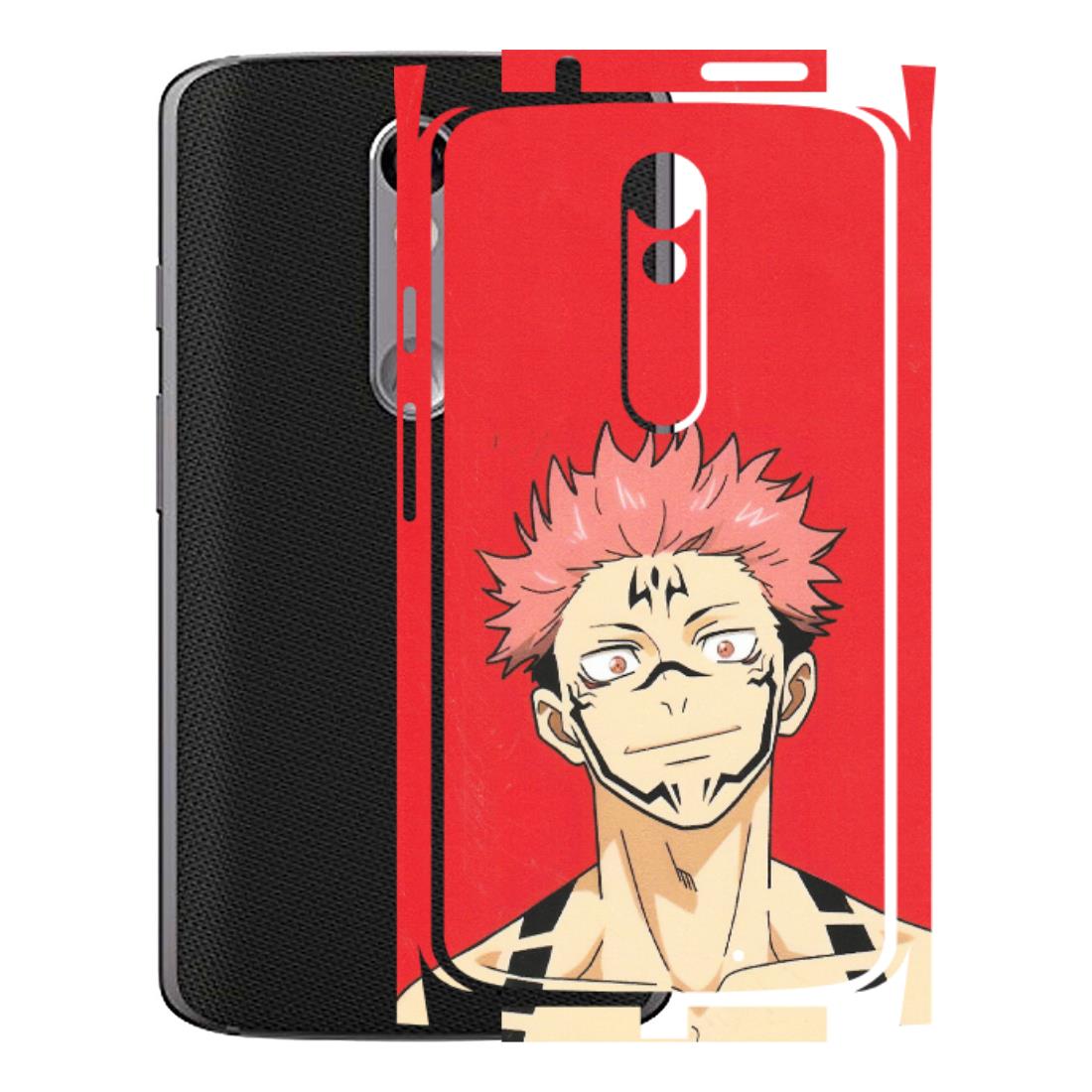 Motorola Phone Skins (All Models) - Ryomen Sukuna Fun Anime - Matte Finish (M-153) Motorola Moto X Force