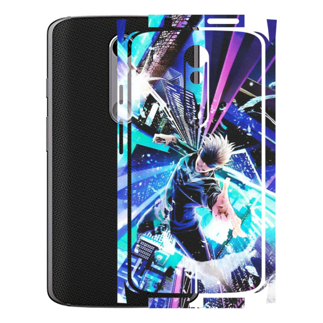 Motorola Phone Skins (All Models) - Manga Action Jujustu Kaisen Anime - Matte Finish (M-155) Motorola Moto X Force