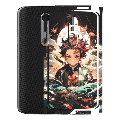 Motorola Phone Skins (All Models) - Tanjiro Demon Slayer Anime - Matte Finish (M-158) Motorola Moto X Force