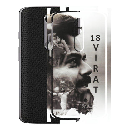 Motorola Phone Skins (All Models) - Virat Kohli Cricketer - Matte Finish (M-163) Motorola Moto X Force