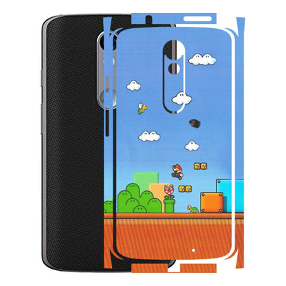 Motorola Phone Skins (All Models) - Mario Game Scene - Matte Finish (M-24) Motorola Moto X Force
