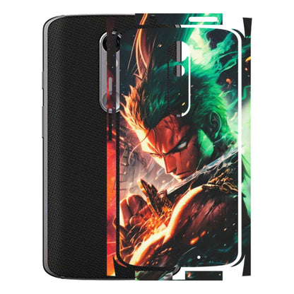 Motorola Phone Skins (All Models) - Anime Gojo Sword - Matte Finish (M-32) Motorola Moto X Force
