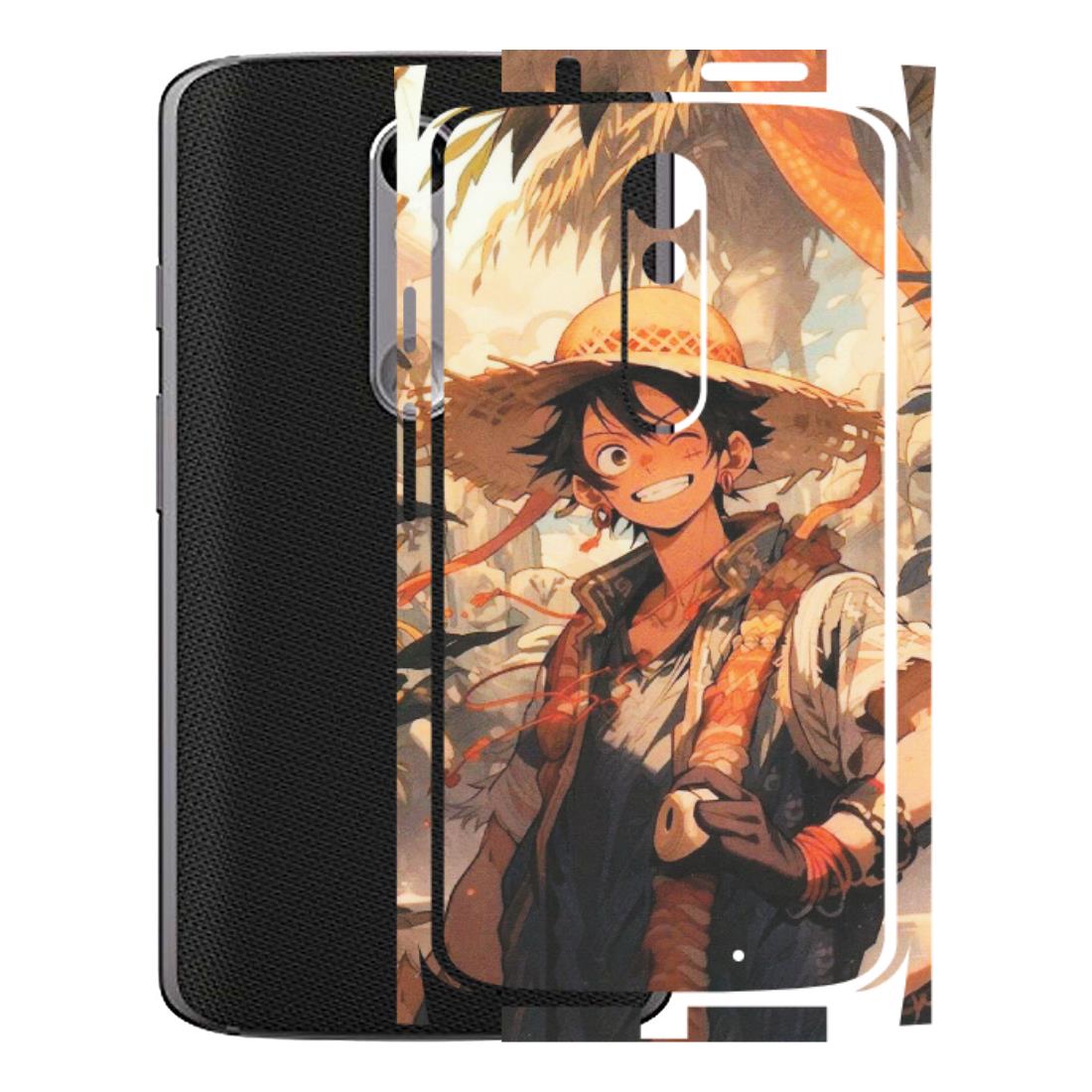 Motorola Phone Skins (All Models) - Anime Character Smile - Matte Finish (M-33) Motorola Moto X Force
