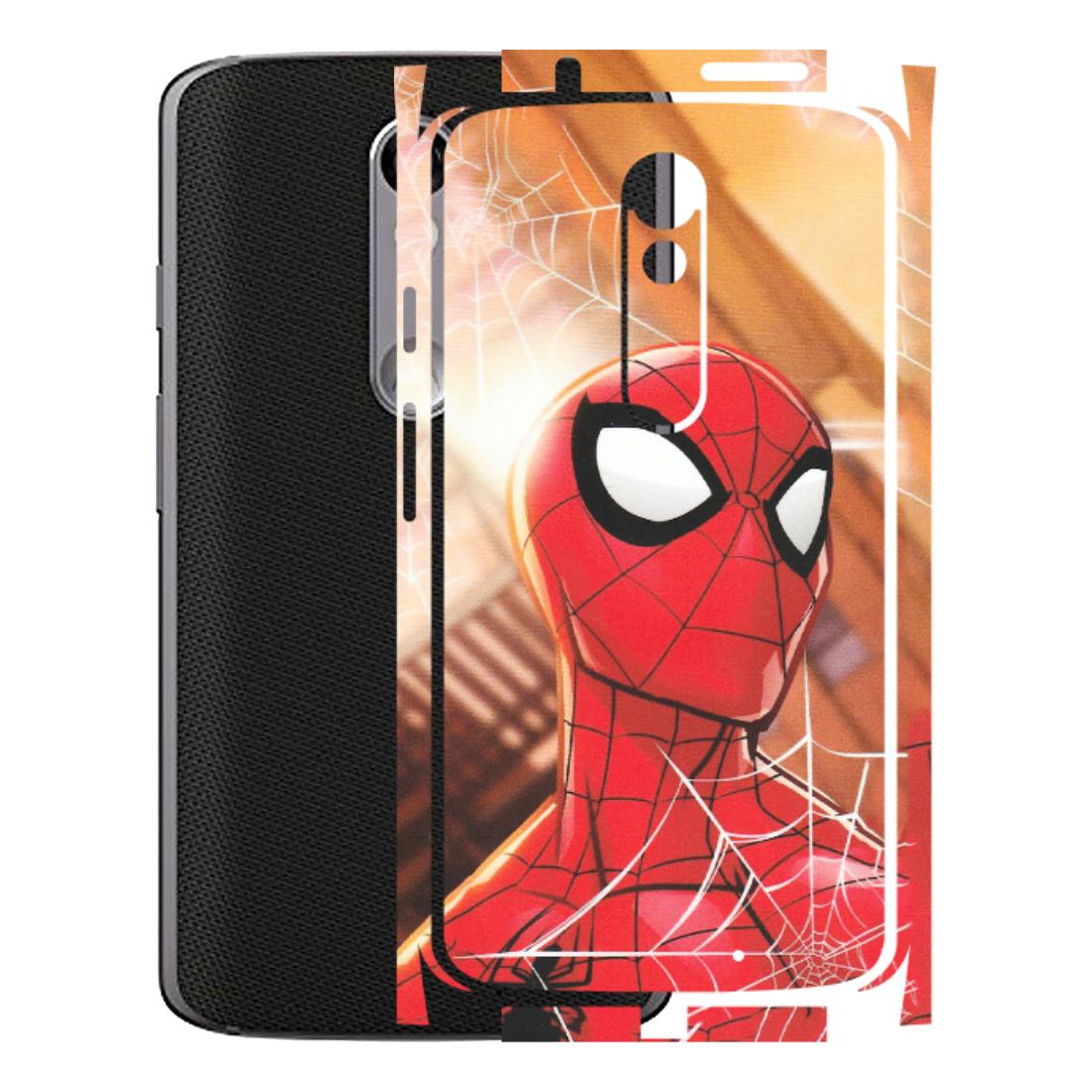 Motorola Phone Skins (All Models) - Spiderman Face New - Matte Finish (M-41) Motorola Moto X Force