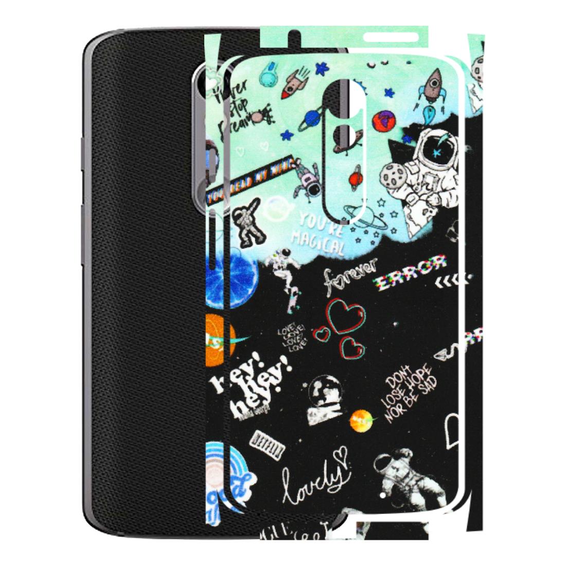 Motorola Phone Skins (All Models) - Living In A Space Dream - Matte Finish (M-46) Motorola Moto X Force