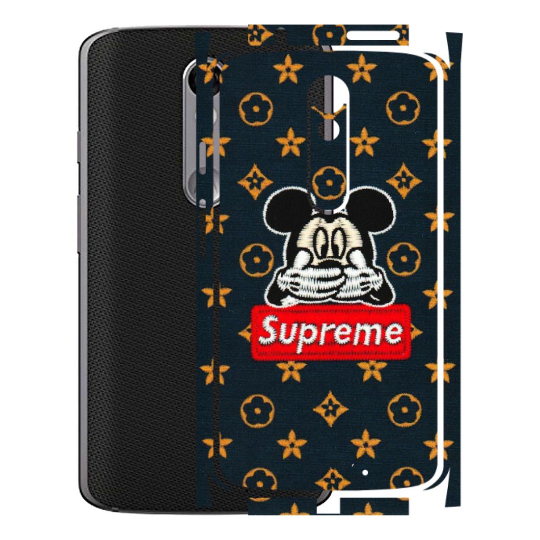 Motorola Phone Skins (All Models) - Mickey Supreme - Matte Finish (M-83) Motorola Moto X Force