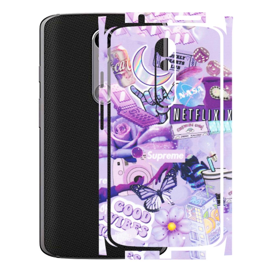 Motorola Phone Skins (All Models) - Supreme Purple Magic - Matte Finish (M-88) Motorola Moto X Force