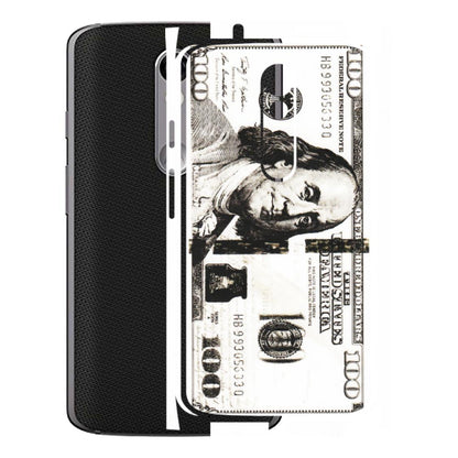 Motorola Phone Skins (All Models) - 100 Dollar Currency - Transparent Finish (T-01) Motorola Moto X Force