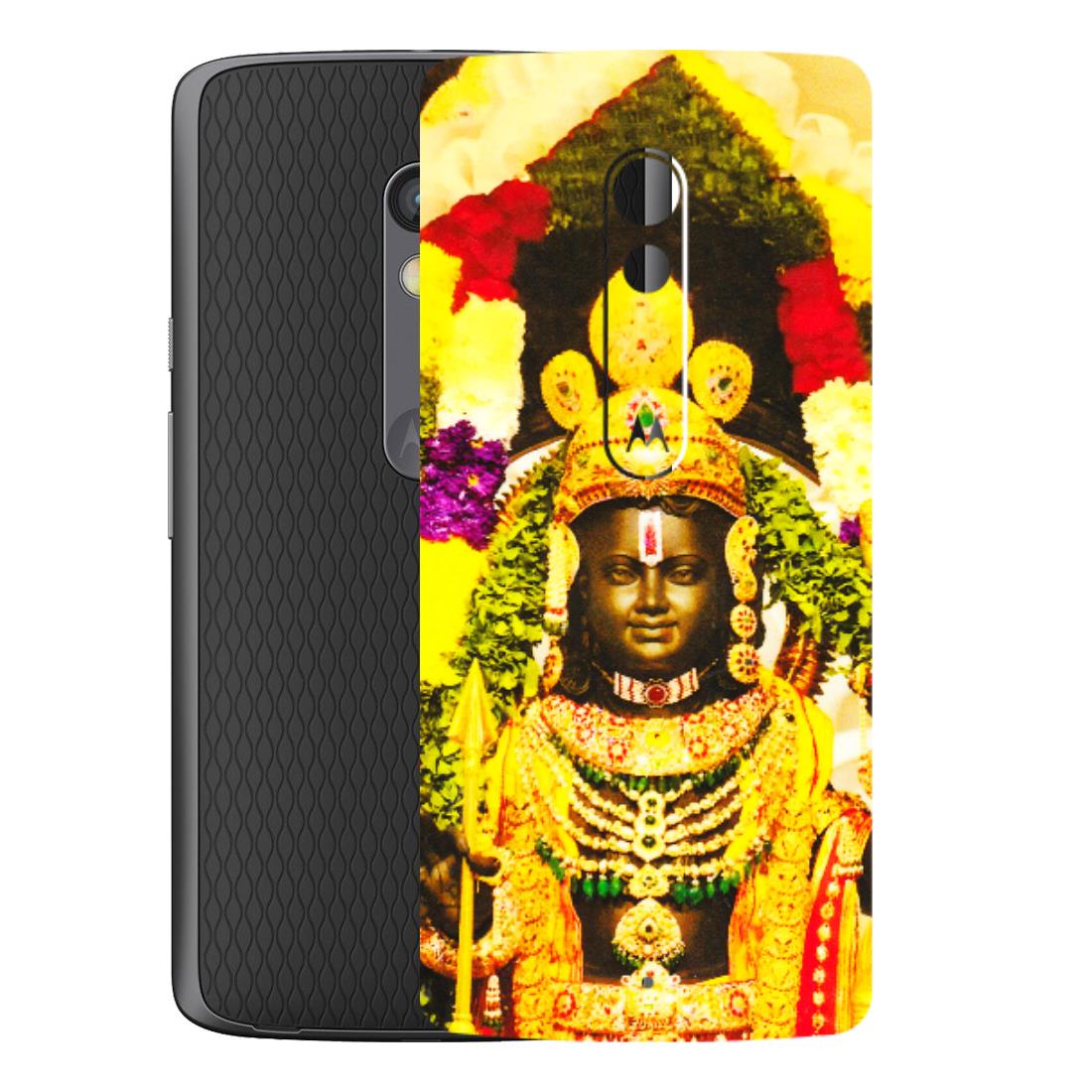 Motorola Phone Skins (All Models) - Ram Lalla Ayodhya - 3D Embossed Finish (L-103) Motorola Moto X Play