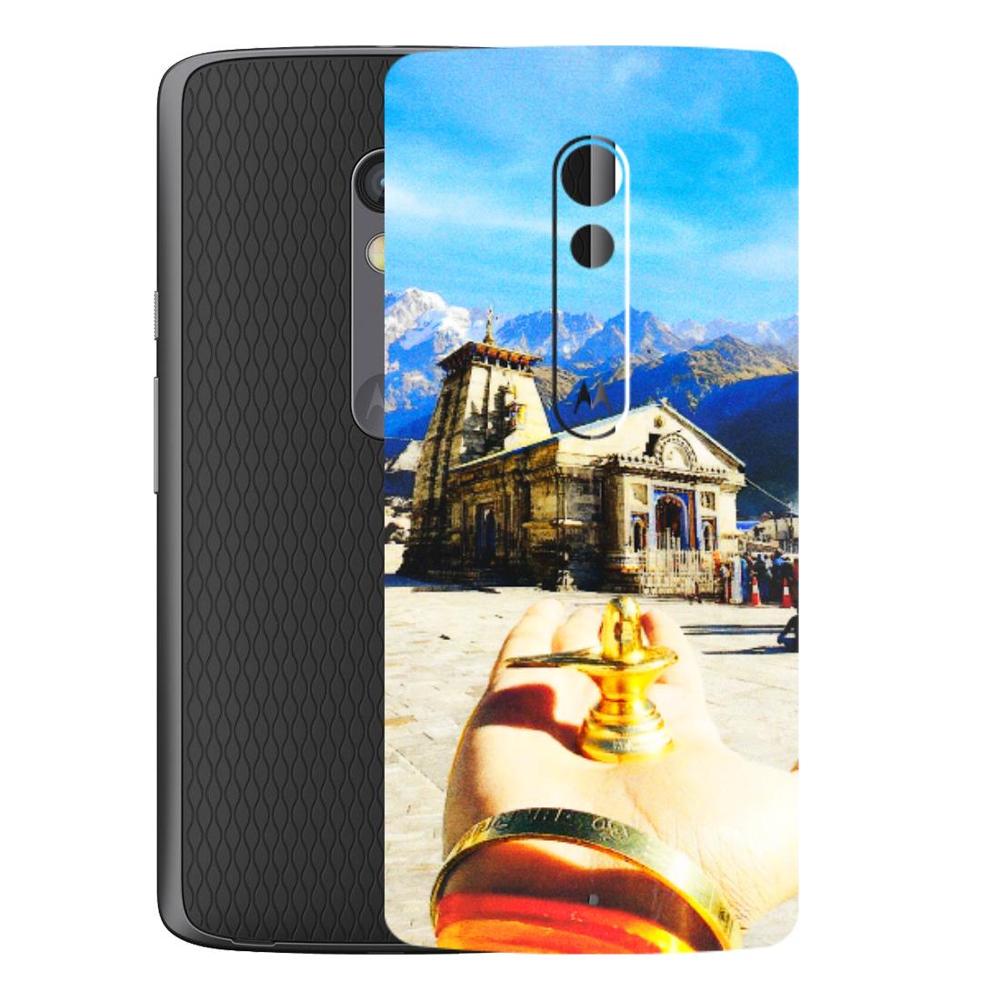Motorola Phone Skins (All Models) - Beauty of Kedarnath - 3D Embossed Finish (L-108) Motorola Moto X Play