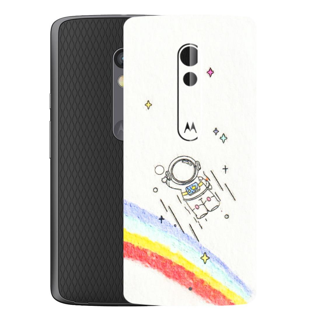 Motorola Phone Skins (All Models) - Milkyway Astronaut - 3D Embossed Finish (L-110) Motorola Moto X Play