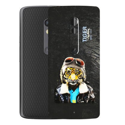 Motorola Phone Skins (All Models) - Rider Tiger - 3D Embossed Finish (L-113) Motorola Moto X Play