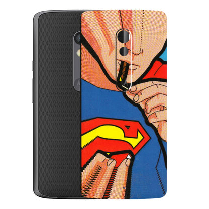 Motorola Phone Skins (All Models) - Superman Sutta - 3D Embossed Finish (L-130) Motorola Moto X Play