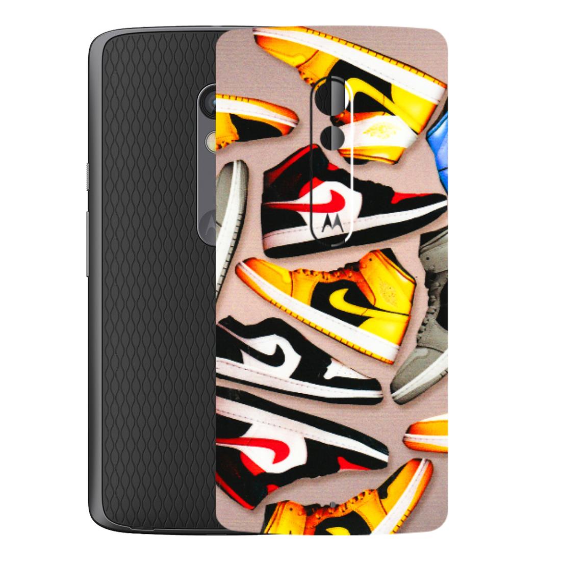 Motorola Phone Skins (All Models) - Sneaker Lover - 3D Embossed Finish (L-135) Motorola Moto X Play
